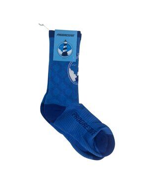 Progressive Lighthouse Performance Socks Blue New Moisture Wicking Made In USA